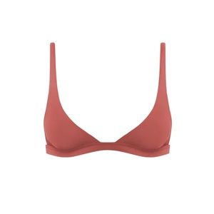 Ark swim bralette bikini top rust